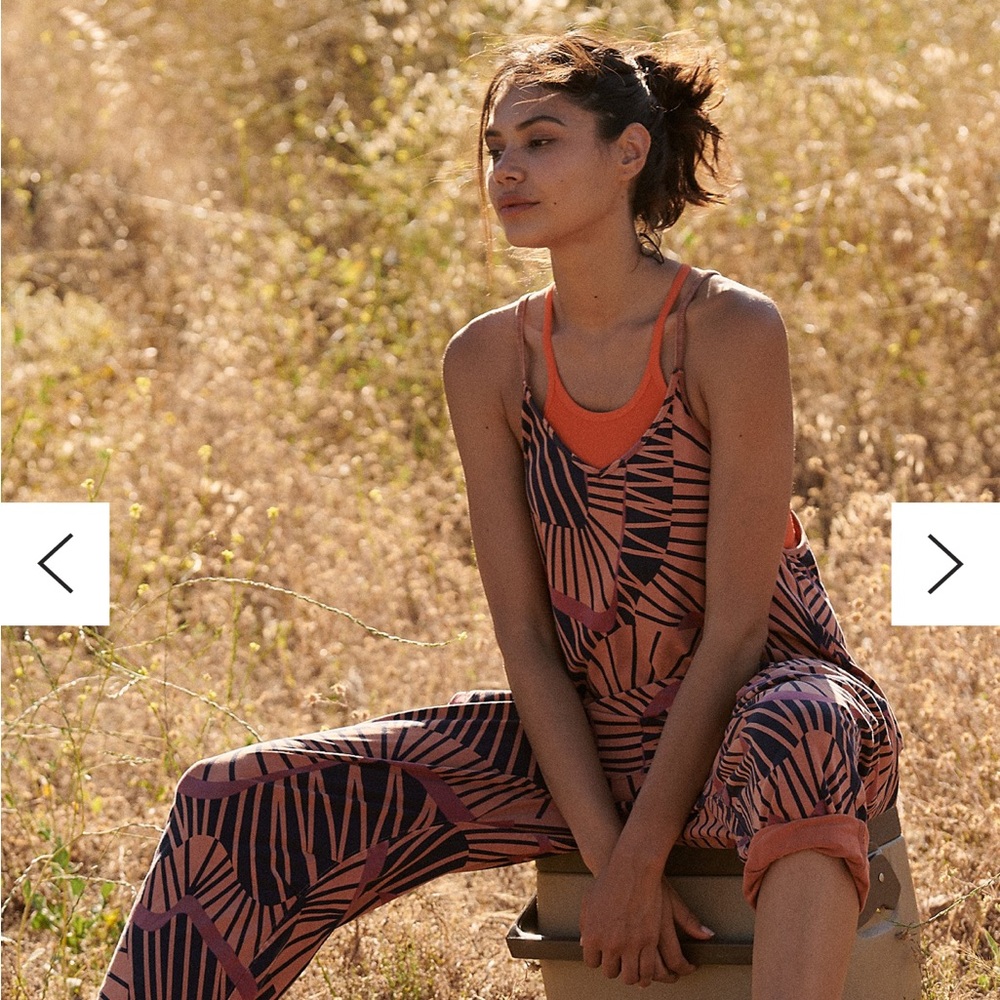 Free People printed hot shot onesie